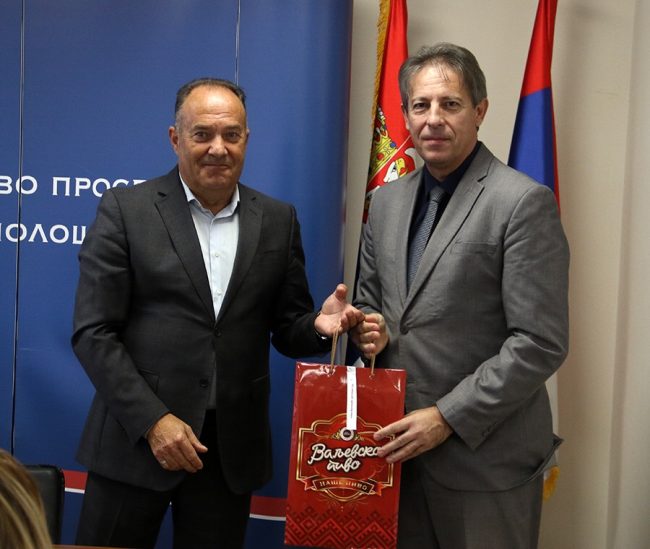 Ministar Mladen Šarčević i Jovan Vukčević