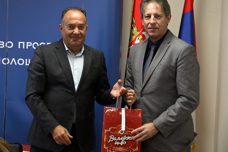 Ministar Mladen Šarčević i Jovan Vukčević