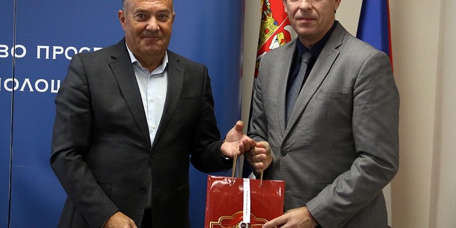 Ministar Mladen Šarčević i Jovan Vukčević Ministar Mladen Šarčević i Jovan Vukčević