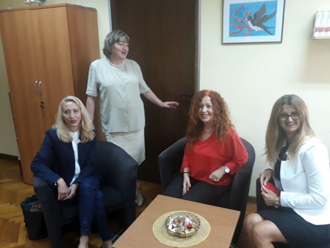 evropske-koordinatorke (na slici, s leva u desno: Blaženka Trivunčić, Milka Andrić, Slavica Jašić i Tatjana Popović)