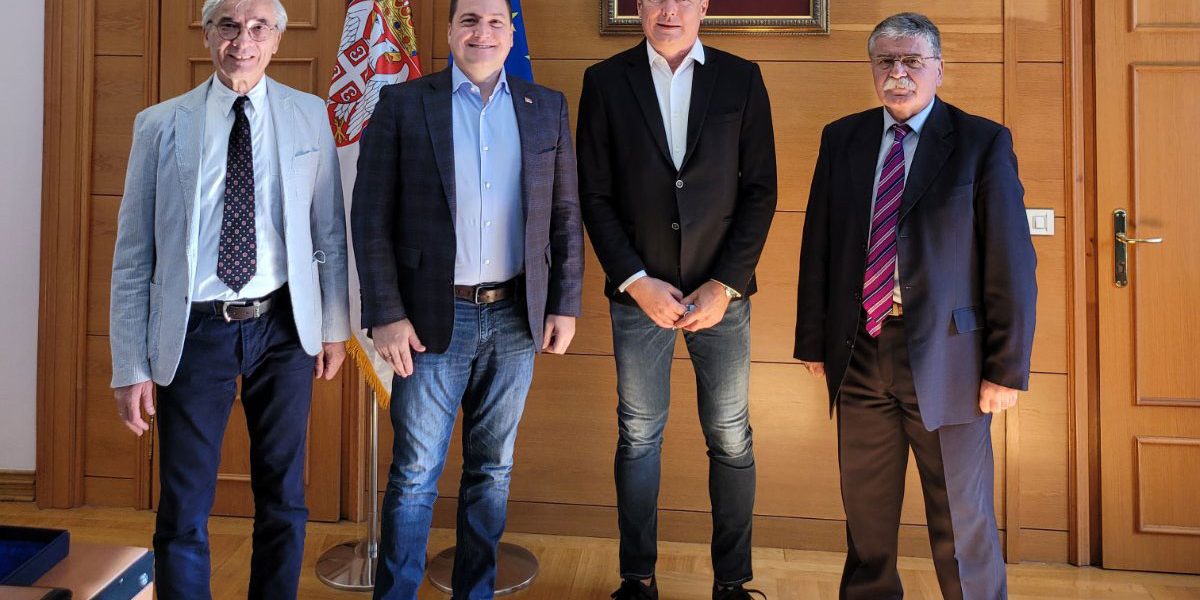Stevan Kovačević, Branko Ružić, Slobodan Branković i Zoran Kostić (s leva u desno)