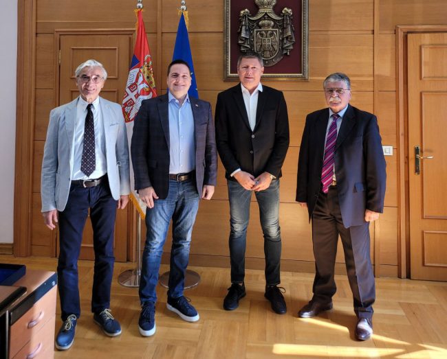 Stevan Kovačević, Branko Ružić, Slobodan Branković i Zoran Kostić (s leva u desno)