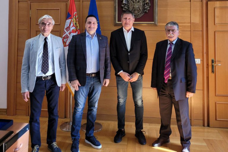 Stevan Kovačević, Branko Ružić, Slobodan Branković i Zoran Kostić (s leva u desno)