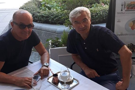 Djordje Djenić (levo) sa Stevanom Kovačevićem