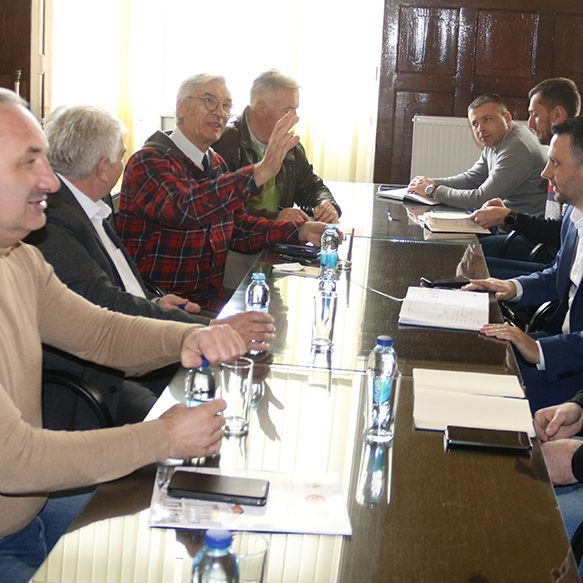 Prof. dr Dalibor Stević, inicijator Projekta (prvi s leva)