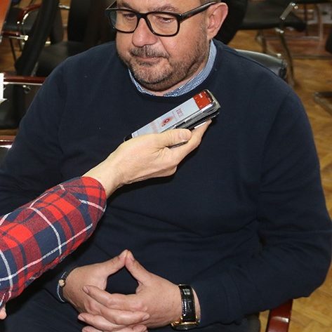 Milan Damnjanović, predsednik Opštine Bogatić, obraća se slušaocima Radio Beograda