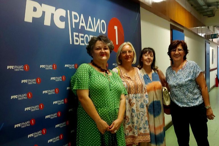rbg1-magazinnaprvom-krosrts s leva u desno: Mirjana Pajić, Nevenka Joksović, Vesna Pantović i Ružica Zorkić.