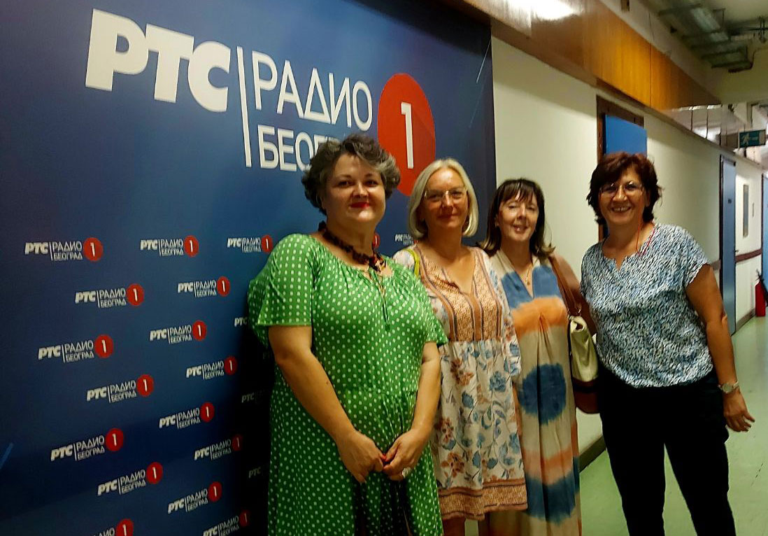 s leva u desno: Mirjana Pajić, Nevenka Joksović, Vesna Pantović i Ružica Zorkić.